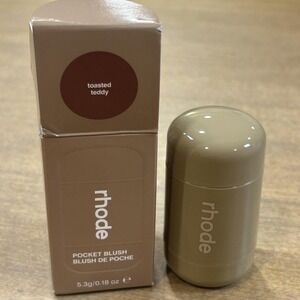 Rhode Pocket Blush Toasted Teddy 0.18oz 5.3g Brown Cream Blush Stick Women